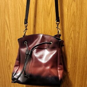 Patricia Nash Ombre Elora Leather British Tan Crossbody Bag